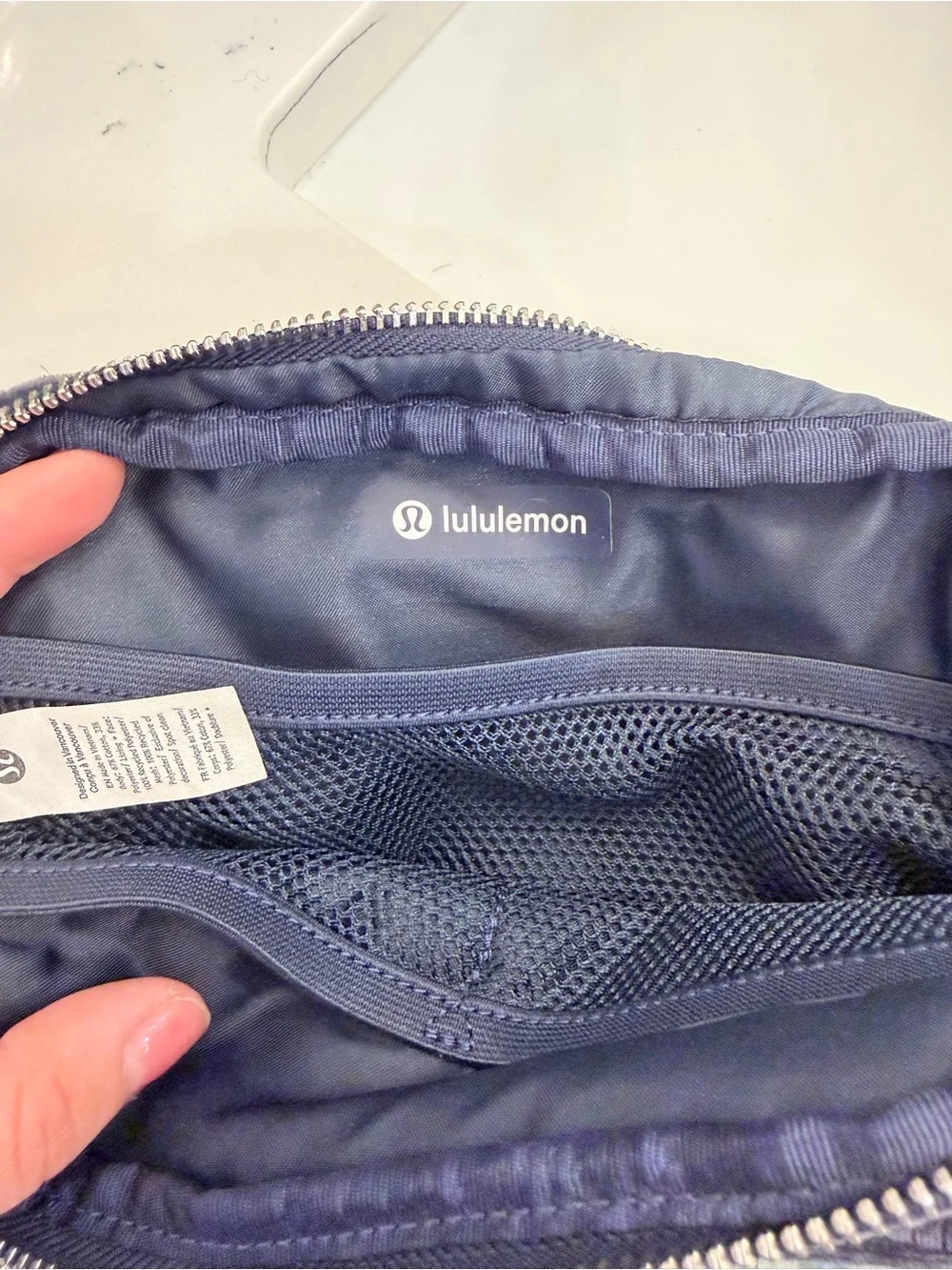 lululemon athletica Navy Corduroy Waist Pack